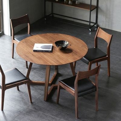 Σύγχρονα έπιπλα τραπεζαρίας 2021 Οικονομικό ξύλινο τραπέζι με προσαρμοσμένο πρακτικό σχεδιασμό και χαρακτηριστικά