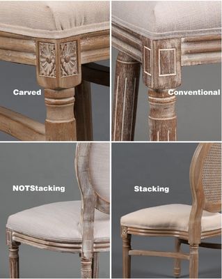 Δείπνο Πρακτορείο Φεστιβάλ Γαλλικό στυλ Ρατάνια Πίσω Σκληρό ξύλο Louis Καρέκλα Εναρμόσιμες Καρέκλες Αρχαία ξύλινη καρέκλα Μοντέρνα 100