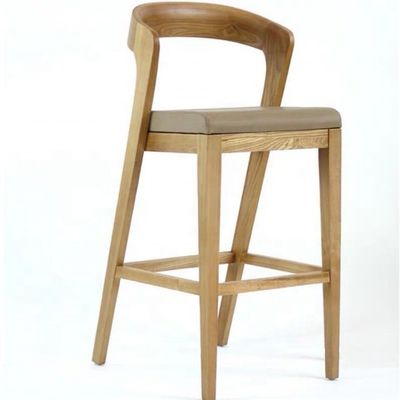 Υψηλή καρέκλα μπαρ με δερμάτινο κάθισμα PU για εγκαταστάσεις αναψυχής