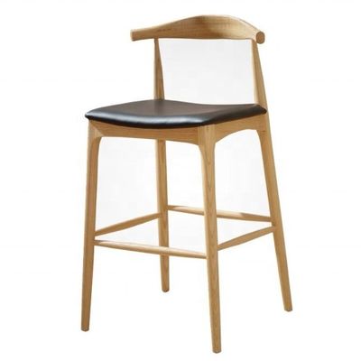 Υψηλή καρέκλα μπαρ με δερμάτινο κάθισμα PU για εγκαταστάσεις αναψυχής