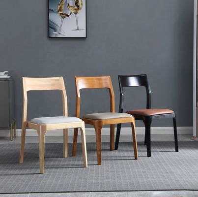 Σύγχρονη σχεδίαση σύγχρονη σκανδιναβική στοιβακτήρια δρυοκοκκινού τραπεζικής καρέκλας ξύλινες καρέκλες τραπεζών εστιατορίων για έπιπλα στο σπίτι