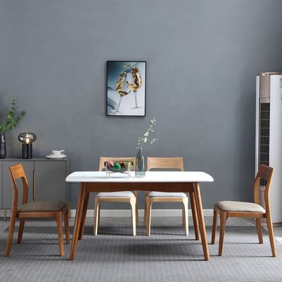 Σύγχρονη σχεδίαση σύγχρονη σκανδιναβική στοιβακτήρια δρυοκοκκινού τραπεζικής καρέκλας ξύλινες καρέκλες τραπεζών εστιατορίων για έπιπλα στο σπίτι