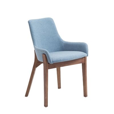 Σπίτι Έπιπλα Μαλαισία Βιβλιοθήκη από καουτσούκ ξύλο Καρέκλες τραπεζαρίας με πολυτελές στρογγυλό πίσω σχεδιασμό