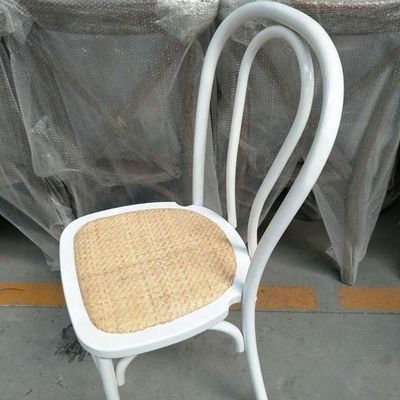 Εναρμονισμένη ξύλινη καρέκλα με όριο βάρους 100KG Σύγχρονα έπιπλα Εστιατόριο φυσικές καρέκλες τραπεζαρίας από ράταν