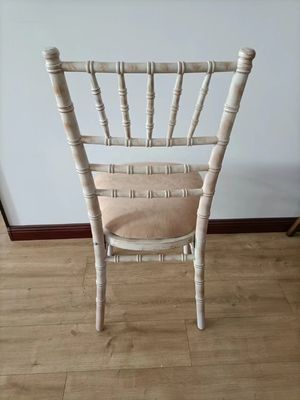 Σπίτι Έπιπλα Ταχυδρομική συσκευασία Λευκό πλυντήριο Chiavari Καρέκλες ξύλο Γάμος Ξενοδοχείο Πρακτορείο Πρακτορείο Πρακτορείο Κρεμάστης Καρέκλα με αφαιρούμενο μαξιλάρι