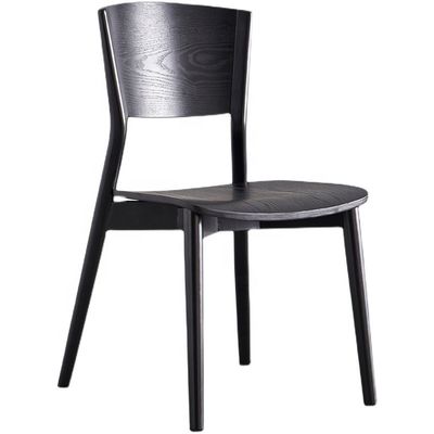 Σύγχρονη πολυτελή καρέκλα τραπεζαρίας οικιακής χρήσης / ξενοδοχείου με στοιβάσιμο σχεδιασμό και υλικό στερεού ξύλου