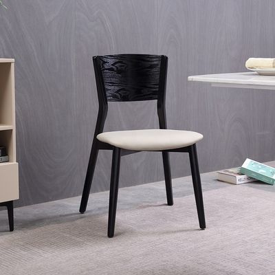 Σύγχρονη πολυτελή καρέκλα τραπεζαρίας οικιακής χρήσης / ξενοδοχείου με στοιβάσιμο σχεδιασμό και υλικό στερεού ξύλου