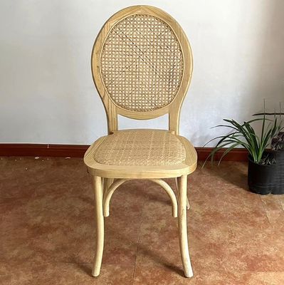 Γενικά Έπιπλα για το σπίτι Γαλλικό Vintage Στυλ ξύλινες καρέκλες τραπεζαρίας ύφασμα γαμήλια καρέκλες για ξενοδοχεία