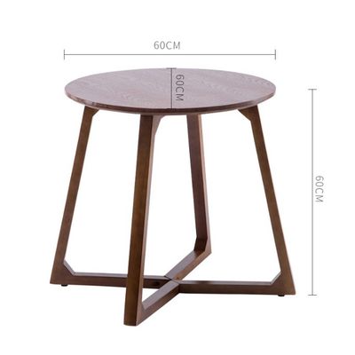 Σταυροπόδαρα ξύλινο τραπέζι καφέ Παρτενέρ Στυλ μοντέρνου σχεδιασμού σε χρώμα Burlywood / Walnut