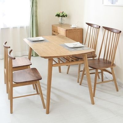 Γενική πολυτελή τραπεζική καρέκλα από στερεό ξύλο για κλασικό εστιατόριο