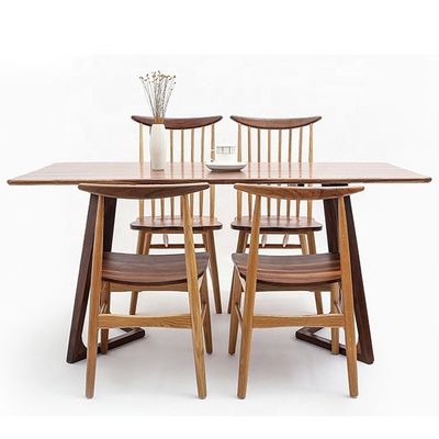 Γενική πολυτελή τραπεζική καρέκλα από στερεό ξύλο για κλασικό εστιατόριο