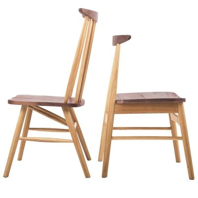 Γενική πολυτελή τραπεζική καρέκλα από στερεό ξύλο για κλασικό εστιατόριο