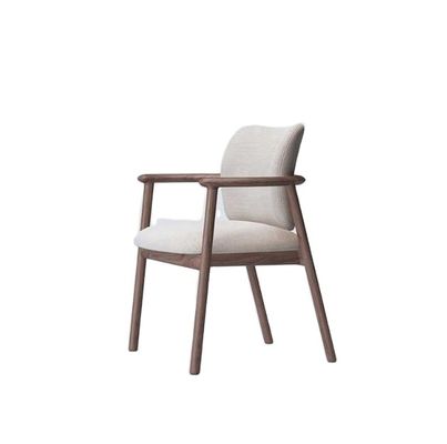 Οικιακά έπιπλα Luxury High End Nordic Solid Ash Wood Bent Backrest Υψηλής πυκνότητας Σφουγγάρι