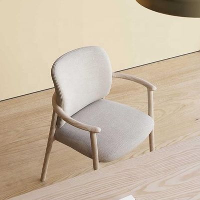 Οικιακά έπιπλα Luxury High End Nordic Solid Ash Wood Bent Backrest Υψηλής πυκνότητας Σφουγγάρι