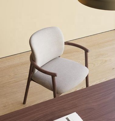 Οικιακά έπιπλα Luxury High End Nordic Solid Ash Wood Bent Backrest Υψηλής πυκνότητας Σφουγγάρι