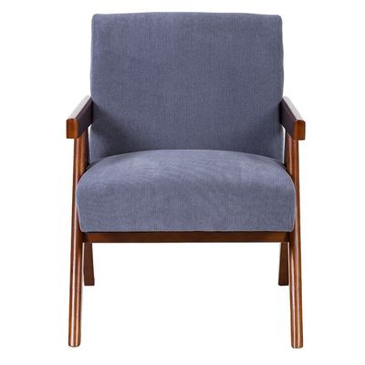 Προσαρμοσμένο μοντέρνο στυλ ξύλινο και υφασματικό πολυθρόνο