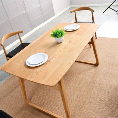 Οικιακά έπιπλα Εγγυημένο ορθογώνιο ξύλινο τραπέζι για διακόσμηση τραπεζαρίας