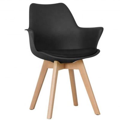 Ανθεκτική σκανδιναβική πολύχρωμη σύγχρονη πλαστική καρέκλα για τραπεζαρία Γενικά έπιπλα για το σπίτι OEM Δέχεται OEM