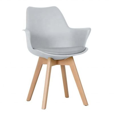 Ανθεκτική σκανδιναβική πολύχρωμη σύγχρονη πλαστική καρέκλα για τραπεζαρία Γενικά έπιπλα για το σπίτι OEM Δέχεται OEM