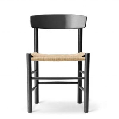 Προσαρμόσιμο φυσικό χαρτί Σχοινί Καρέκλα Ασπρο ξύλο Καρέκλα τραπεζαρίας Σύγχρονο στυλ σχεδιασμού με ρυθμιζόμενο κάθισμα