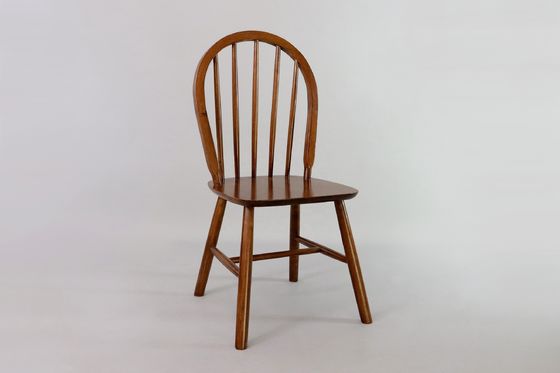 Σκανδιναβική σύγχρονη καρέκλα τραπεζαρίας με υποστρώμα και σχήμα I στερεό ξύλινο πλαίσιο σε NC / PU φινίρισμα βαφής