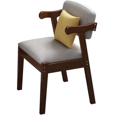 Φωτογραφικές πολυθρόνες Φαγητό από στερεό ξύλο Με παξιμάτιστο μαξιλάρι και αρχαίο σχέδιο