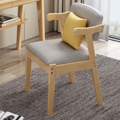 Φωτογραφικές πολυθρόνες Φαγητό από στερεό ξύλο Με παξιμάτιστο μαξιλάρι και αρχαίο σχέδιο