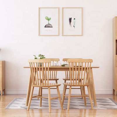 400 κιλά βαρύτητα Καρέκλα Windsor κατασκευασμένη από στερεό ξύλο βουκιού για κομψή και ανθεκτική εμπειρία τραπεζαρίας