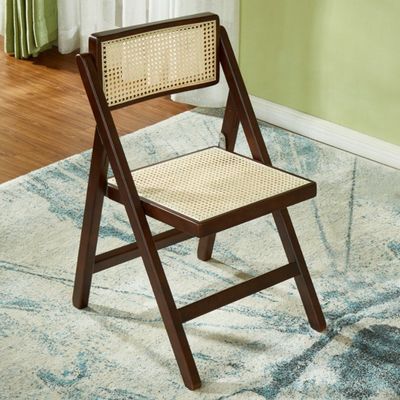 Φρέμα από στερεό ξύλο από ράτάνιο Καρέκλα τραπεζαρίας από φυσικό ράτάνιο διπλωμένη Ναι για εκδηλώσεις σε σύγχρονα έπιπλα Εστιατόριο