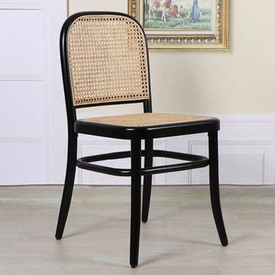 Ηλεκτρονική συσκευασία διπλού τύπου καρέκλα τραπεζαρίας από ράταν για εκδηλώσεις και γάμους