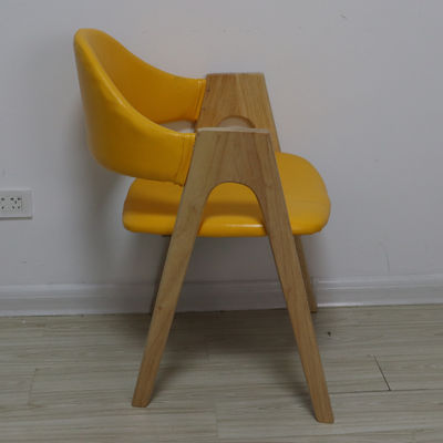 Έπιπλα σαλόνι μοντέρνα στερεό ξύλο τραπεζαρία καρέκλα με ύφασμα μαξιλάρι και προσαρμοσμένο σχεδιασμό