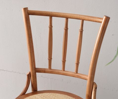 Σύγχρονη Σχεδιαστική Καρέκλα Τροφίμων από Ρατάν και Μαγνητόξυλο για Εστιατόριο W36*D42*H88 cm