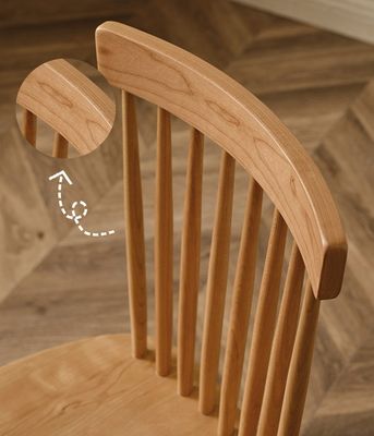 Σύγχρονη καρέκλα τραπεζαρίας από στερεό ξύλο για το εστιατόριο Windsor