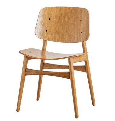 Χωρίς διπλωμένα εξατομικευμένα σχέδια πολυτελή σκανδιναβική στερεόξυλη καρέκλα με πλαίσιο από λευκή βελανιδιά