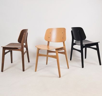 Χωρίς διπλωμένα εξατομικευμένα σχέδια πολυτελή σκανδιναβική στερεόξυλη καρέκλα με πλαίσιο από λευκή βελανιδιά