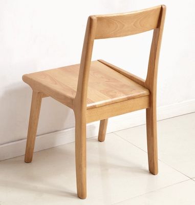ΑΧΡΗΣΕΙΣ Πλατιστή σκελετή από στερεό ξύλο τραπεζική καρέκλα για ξενοδοχεία και εστιατόρια Vintage στυλ σκανδιναβικό φυσικό φινίρισμα