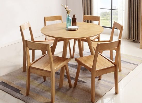 ΑΧΡΗΣΕΙΣ Πλατιστή σκελετή από στερεό ξύλο τραπεζική καρέκλα για ξενοδοχεία και εστιατόρια Vintage στυλ σκανδιναβικό φυσικό φινίρισμα