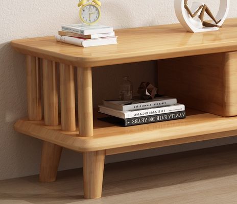 Σύγχρονη στερεόξυλη τηλεόραση Τραπέζι τηλεοπτικά στεφάνια Επιχρίσματα για το καθιστικό Γενικά οικιακά έπιπλα Λακαρισμένο φινίρισμα