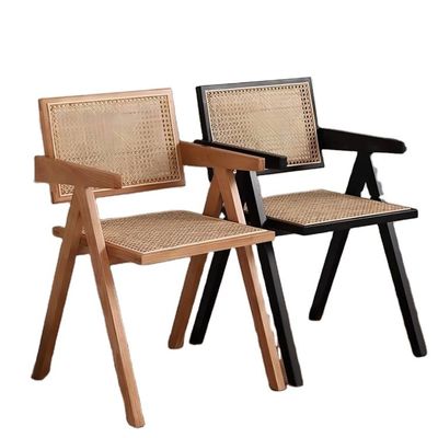 Morden Dining Fruniture ειδική τραπεζαρική καρέκλα για κήπο Vintage Cane Rattan Wicker ξύλινη πολυθρόνα στην τραπεζαρία του ξενοδοχείου