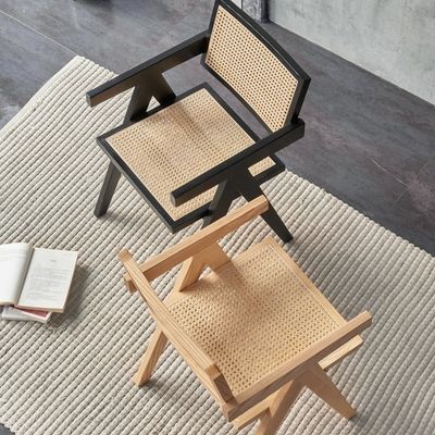 Morden Dining Fruniture ειδική τραπεζαρική καρέκλα για κήπο Vintage Cane Rattan Wicker ξύλινη πολυθρόνα στην τραπεζαρία του ξενοδοχείου