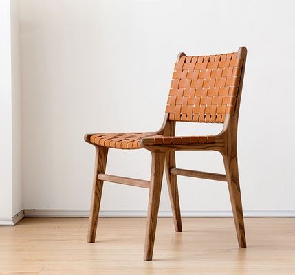 Εμπορική συσκευασία N Σύγχρονη δερμάτινη πολυελαστική πολυελαστική καρέκλα και πλάτη ξύλινη καρέκλα με/χωρίς υποκατάστημα