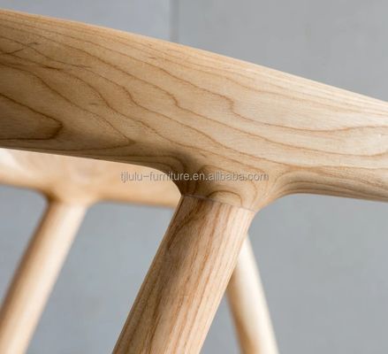 Σπίτι Έπιπλα Λούξυ Σύγχρονη καρέκλα τραπεζαρίας με στερεό ξύλινο πλαίσιο και μονοθέσιο σχέδιο