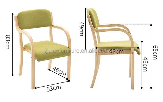 Σκληρό ξύλινο στοιβαχτό καρέκλα για μοντέρνα τραπεζαρία σε πολλαπλά χρώματα ξενοδοχείο εστιατόριο τραπέζι σπίτι