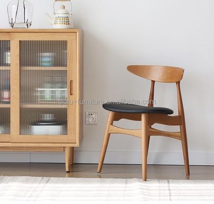 Προσαρμοσμένα χρώματα Μαγνητό ξύλο στρογγυλή πλάτη Σκανδιναβική καρέκλα τραπεζαρίας για ξενοδοχεία εστιατόρια τραπέζι και σπίτι σε σύγχρονο κλασικό ύφος