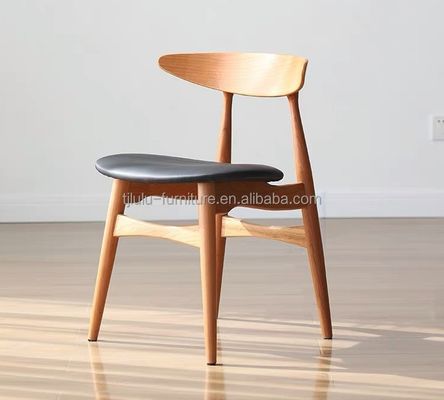 Προσαρμοσμένα χρώματα Μαγνητό ξύλο στρογγυλή πλάτη Σκανδιναβική καρέκλα τραπεζαρίας για ξενοδοχεία εστιατόρια τραπέζι και σπίτι σε σύγχρονο κλασικό ύφος