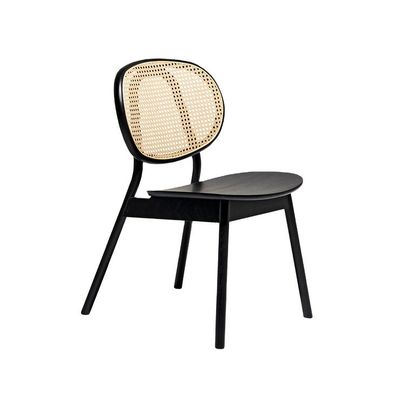 Σύγχρονη σχεδίαση Ash Wood Frame Rattan τραπεζική καρέκλα για εστιατόρια