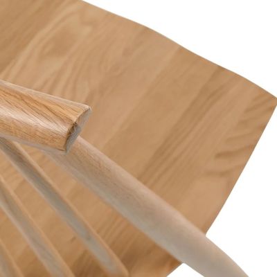 Έπιπλα τραπεζαρίας ξύλινο στερεό ξύλο τραπεζαρία Windsor καρέκλα W54.6*D50*H96.5CM και κομψό σχεδιασμό