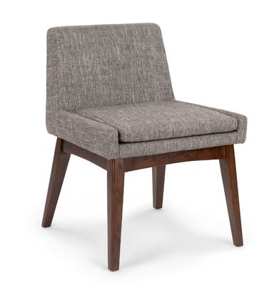 Ταχυδρομική συσκευασία Σκανδιναβική σύγχρονη ξύλινη δομή ύφασμα τραπεζική καρέκλα για εστιατόρια ξενοδοχεία καουτσούκ ξύλινο πλαίσιο