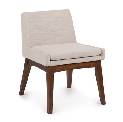 Ταχυδρομική συσκευασία Σκανδιναβική σύγχρονη ξύλινη δομή ύφασμα τραπεζική καρέκλα για εστιατόρια ξενοδοχεία καουτσούκ ξύλινο πλαίσιο