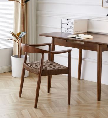 Σπίτι Έπιπλα Σύγχρονο βορειοευρωπαϊκό στυλ Τυφαντές καρέκλες με καλαμπόκι